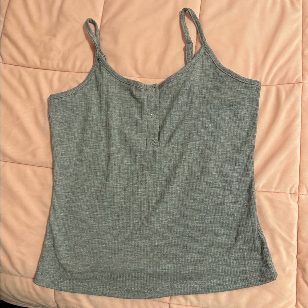 Tank top. Button down